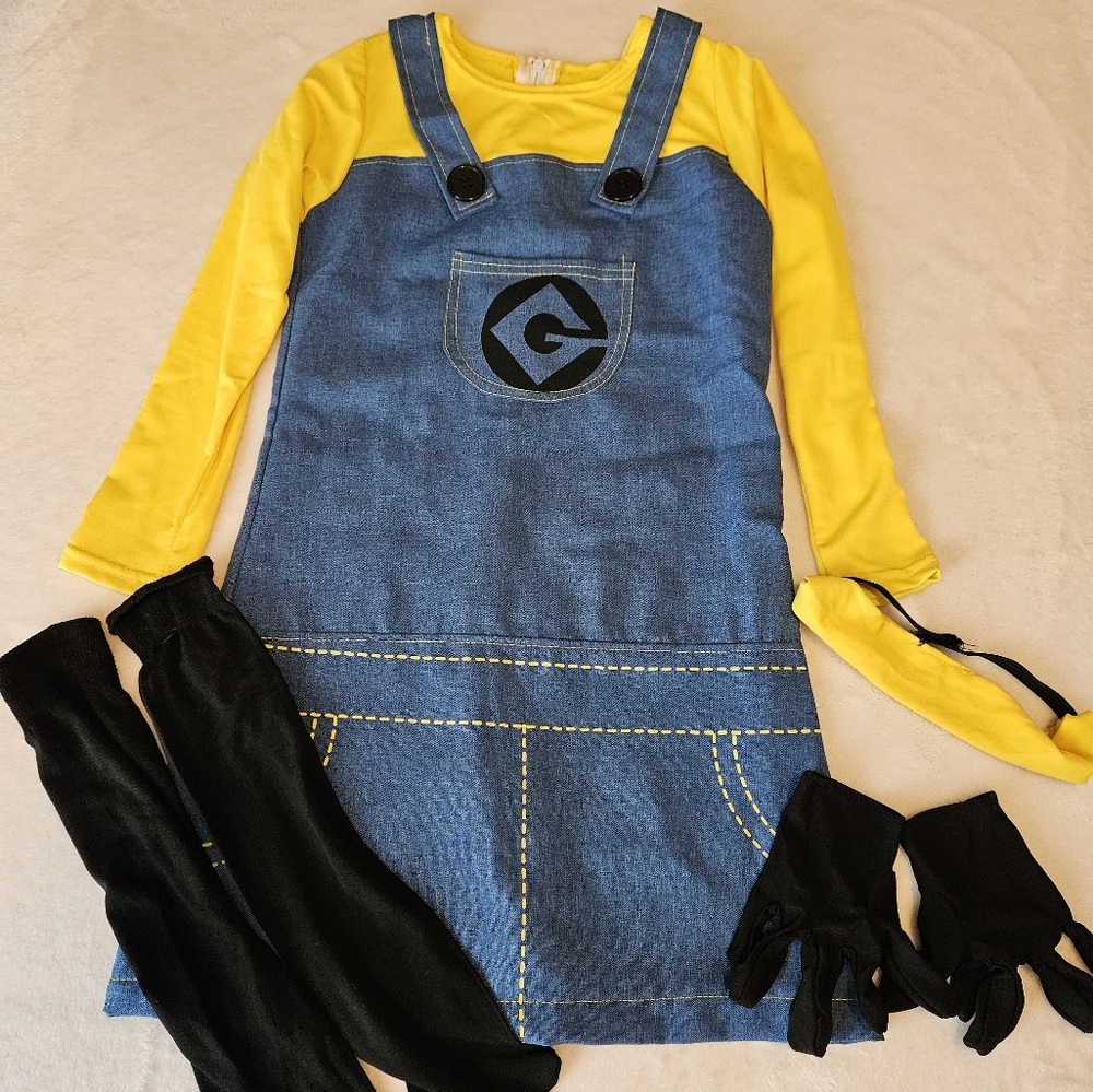 GUC Despicable Me Girls Minion Costume Dress Size Small